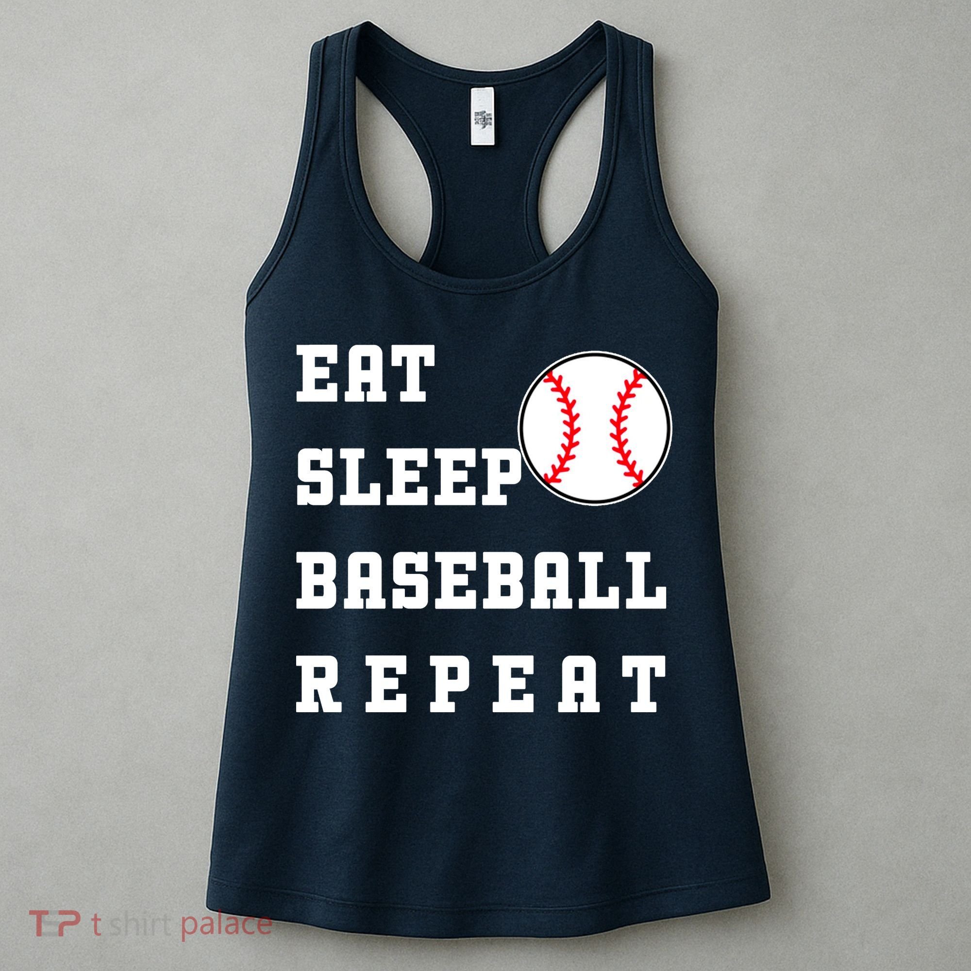 Eat Sleep Baseball Repeat Women's Tank Top