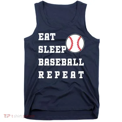 Eat Sleep Baseball Repeat Tank Top