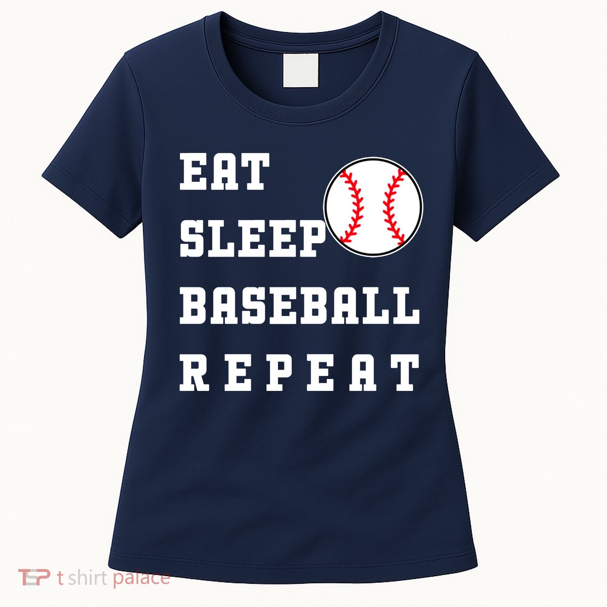 Eat Sleep Baseball Repeat Women's T-Shirt