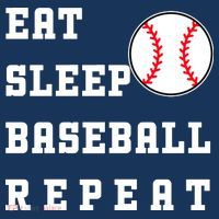 Eat Sleep Baseball Repeat Women's T-Shirt thumb 6