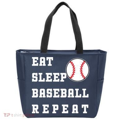 Eat Sleep Baseball Repeat Tote Bag