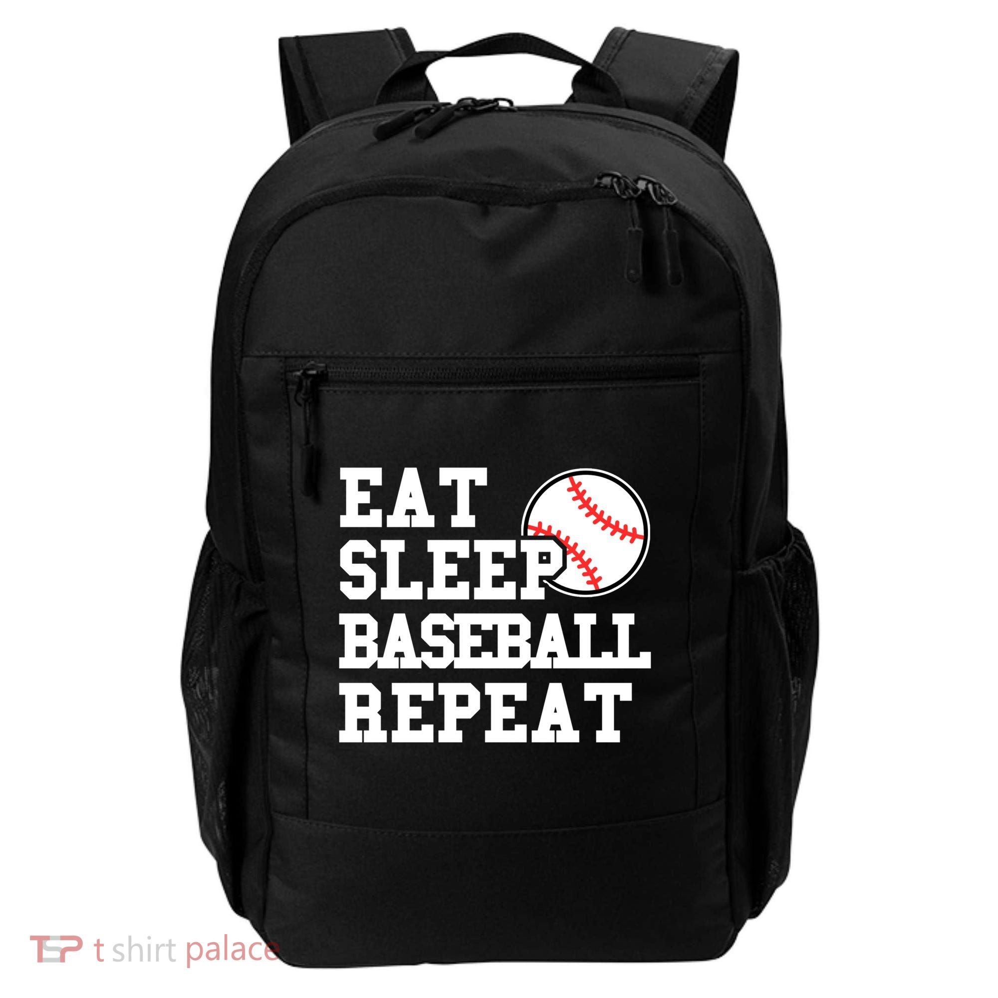 Eat Sleep Baseball Repeat Meaningful Gift Backpack