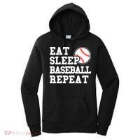 Eat Sleep Baseball Repeat Meaningful Gift Women's Hoodie thumb 0
