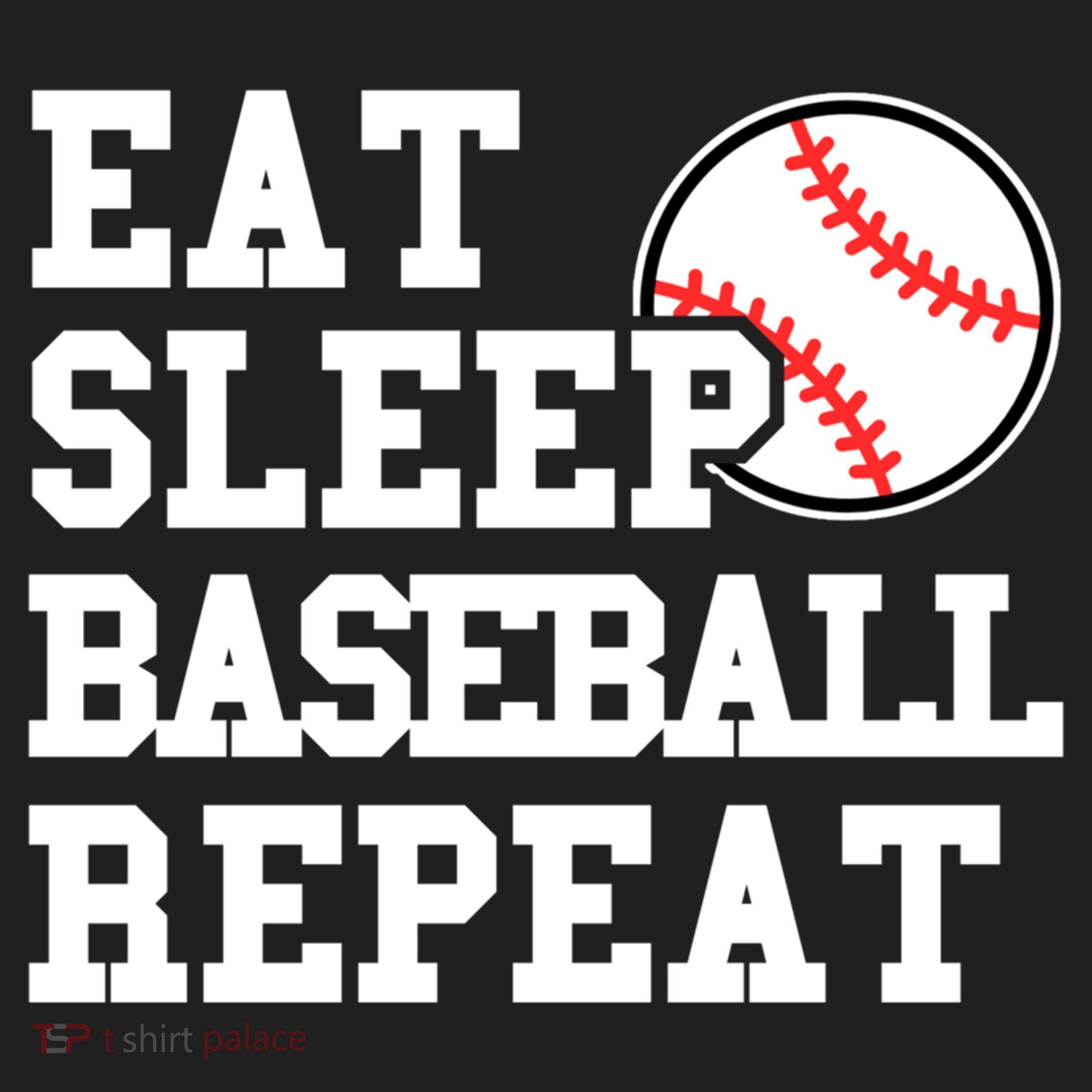 Eat Sleep Baseball Repeat Meaningful Gift Hat
