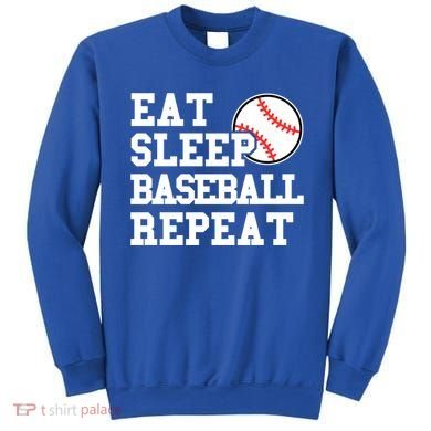 Eat Sleep Baseball Repeat Meaningful Gift Sweatshirt