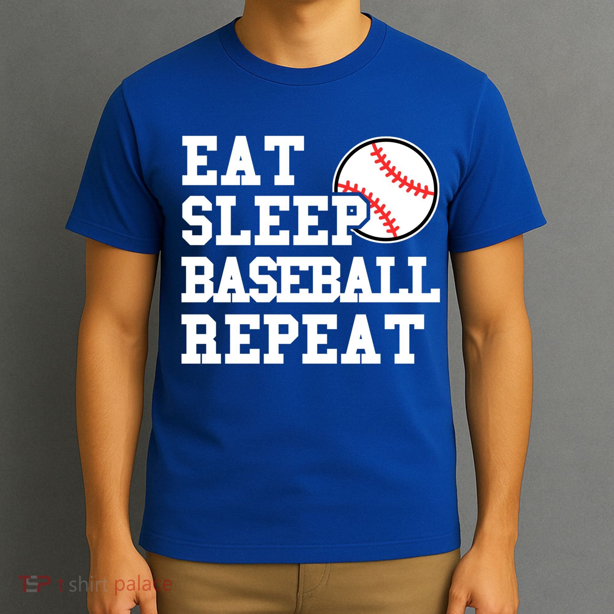Eat Sleep Baseball Repeat Meaningful Gift T-Shirt