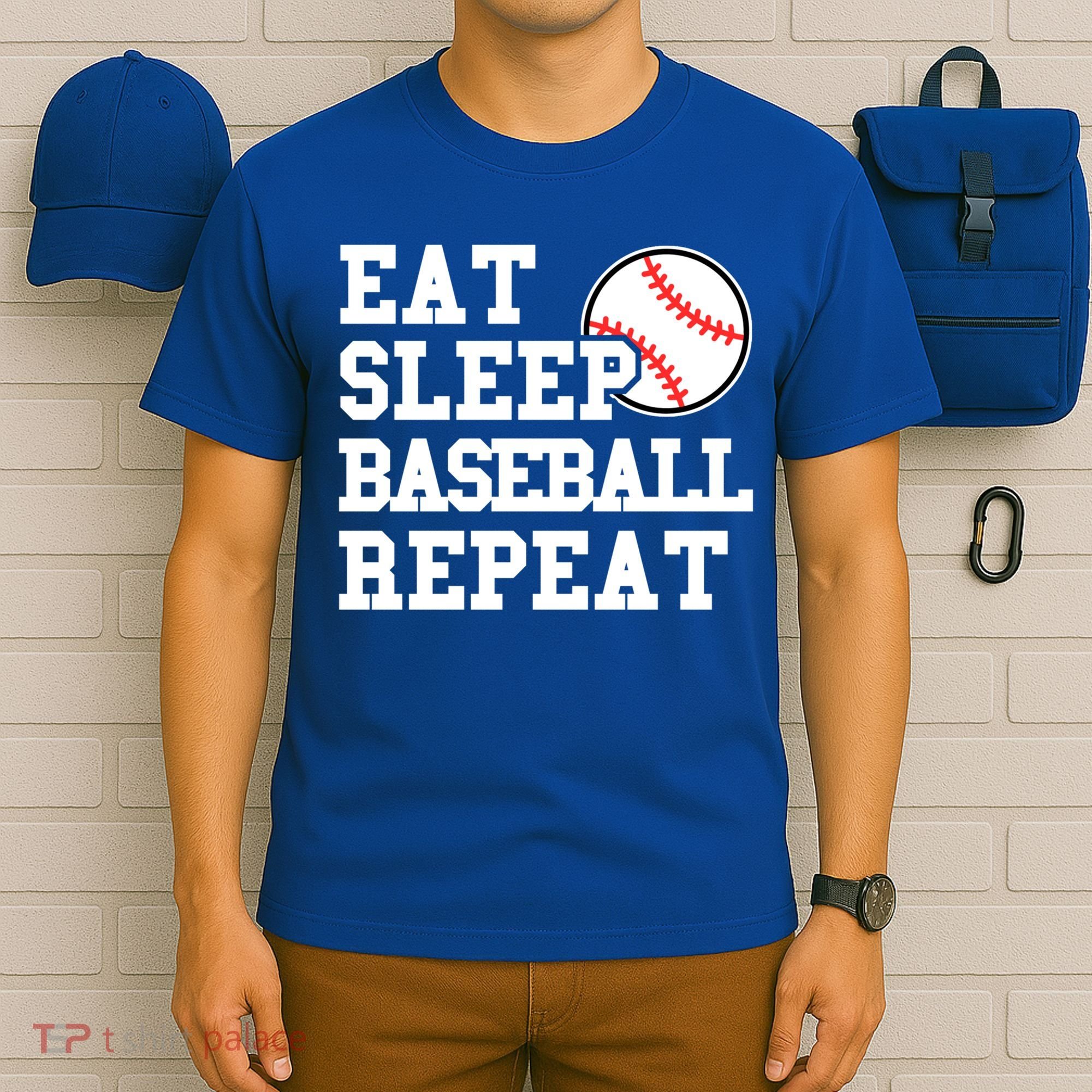 Eat Sleep Baseball Repeat Meaningful Gift T-Shirt