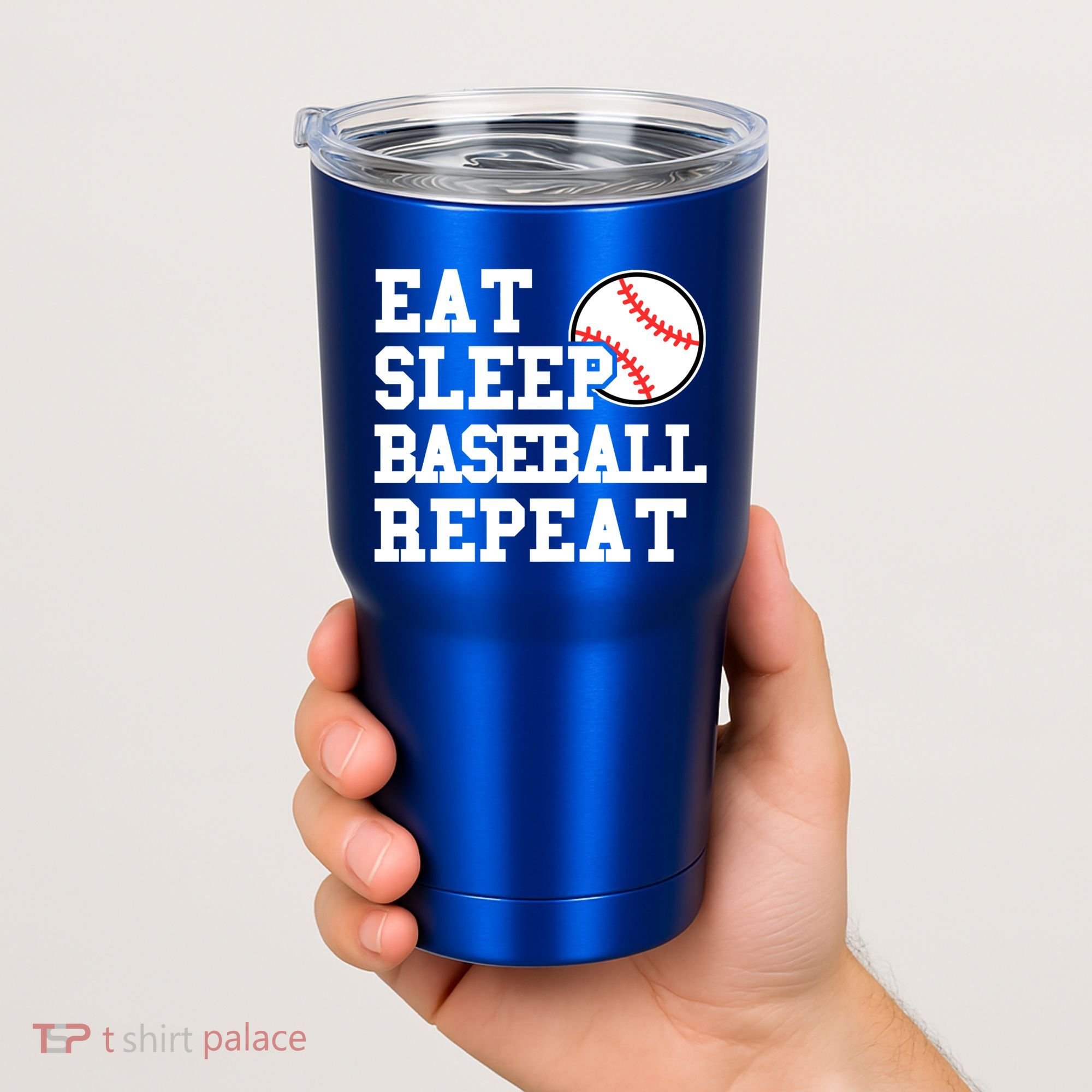 Eat Sleep Baseball Repeat Meaningful Gift Tumbler