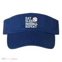 Eat Sleep Baseball Repeat Meaningful Gift Visor thumb 0