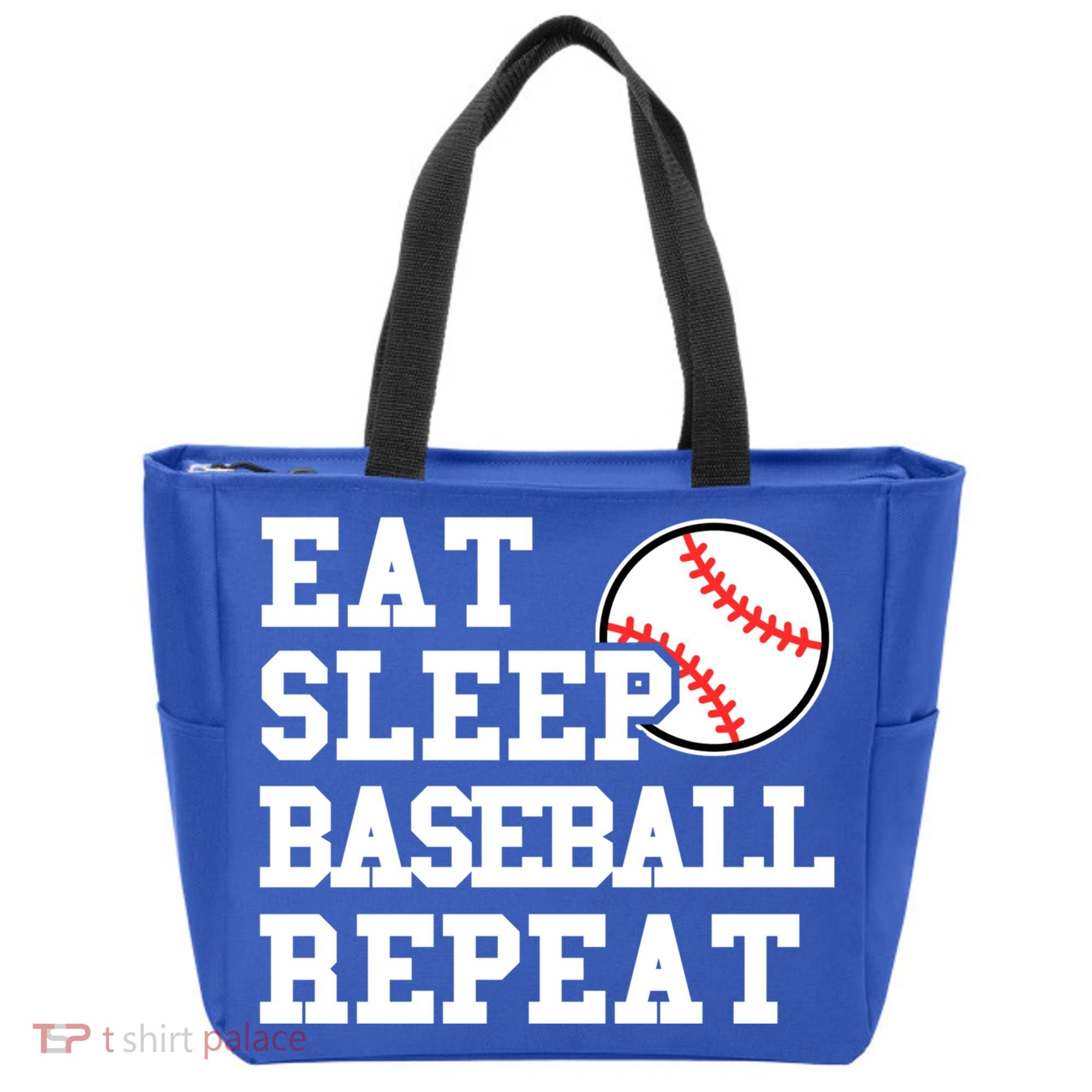 Eat Sleep Baseball Repeat Meaningful Gift Tote Bag