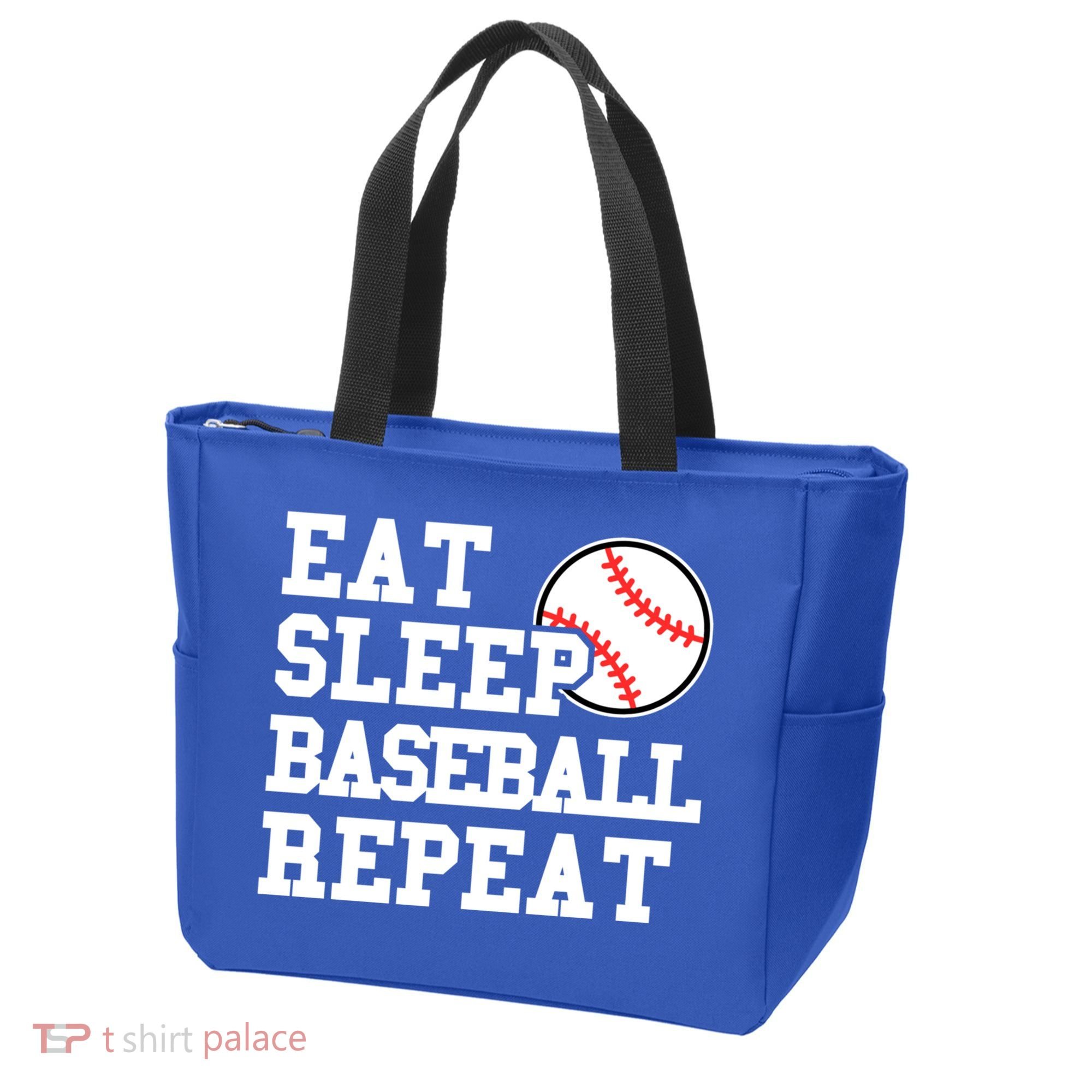 Eat Sleep Baseball Repeat Meaningful Gift Tote Bag