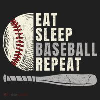 Eat Sleep Baseball Repeat Funny Baseball Player Cool Gift Beanie thumb 2