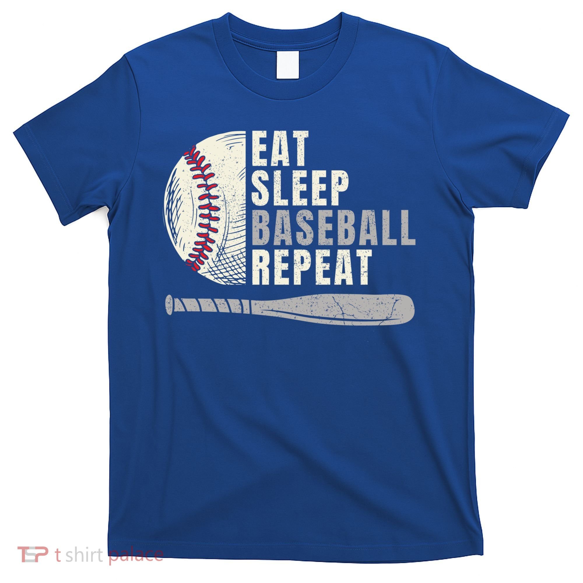 Eat Sleep Baseball Repeat Funny Baseball Player Cool Gift T-Shirt