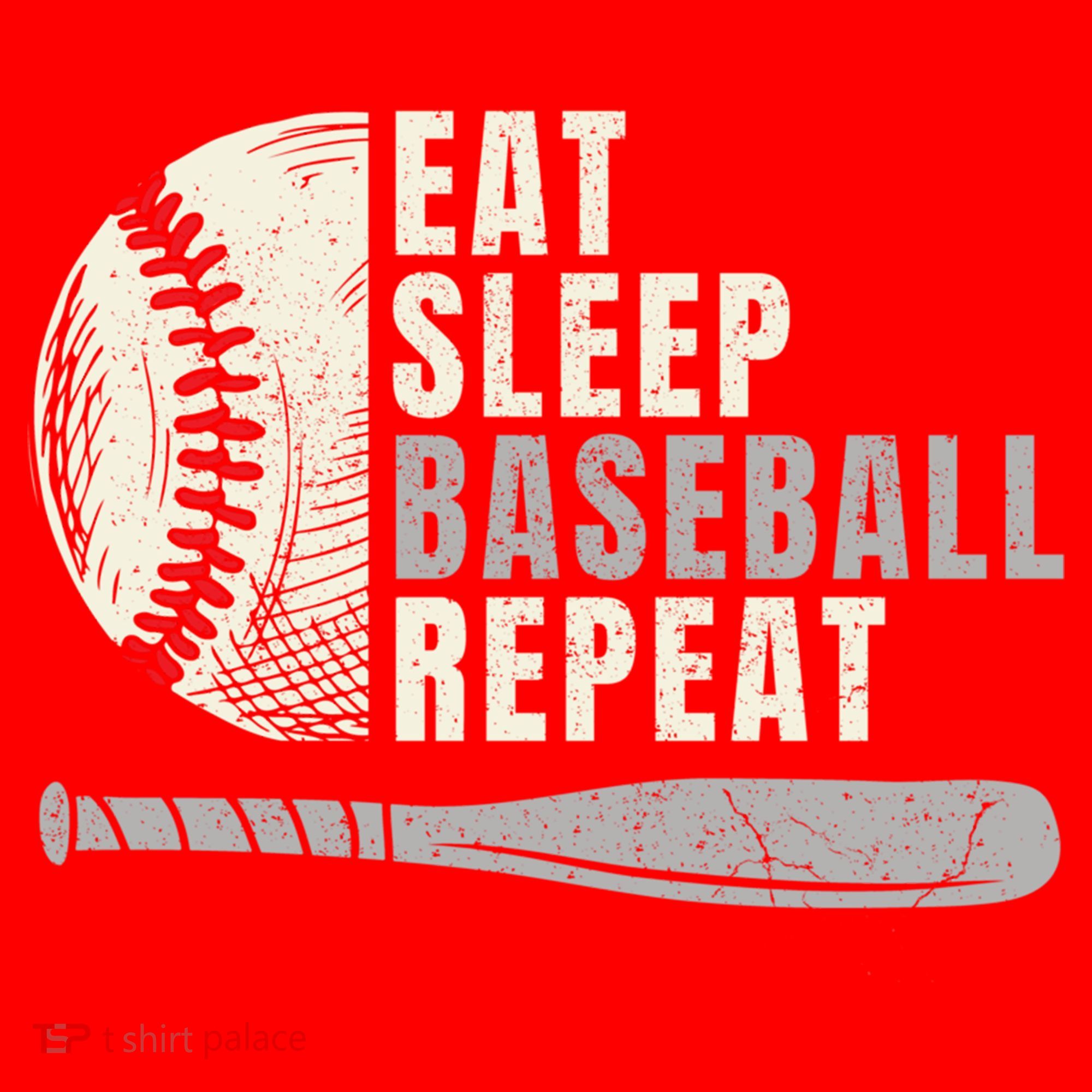 Eat Sleep Baseball Repeat Funny Baseball Player Cool Gift Santa Hat