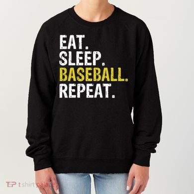 Eat Sleep Baseball Repeat Gift Women's Sweatshirt