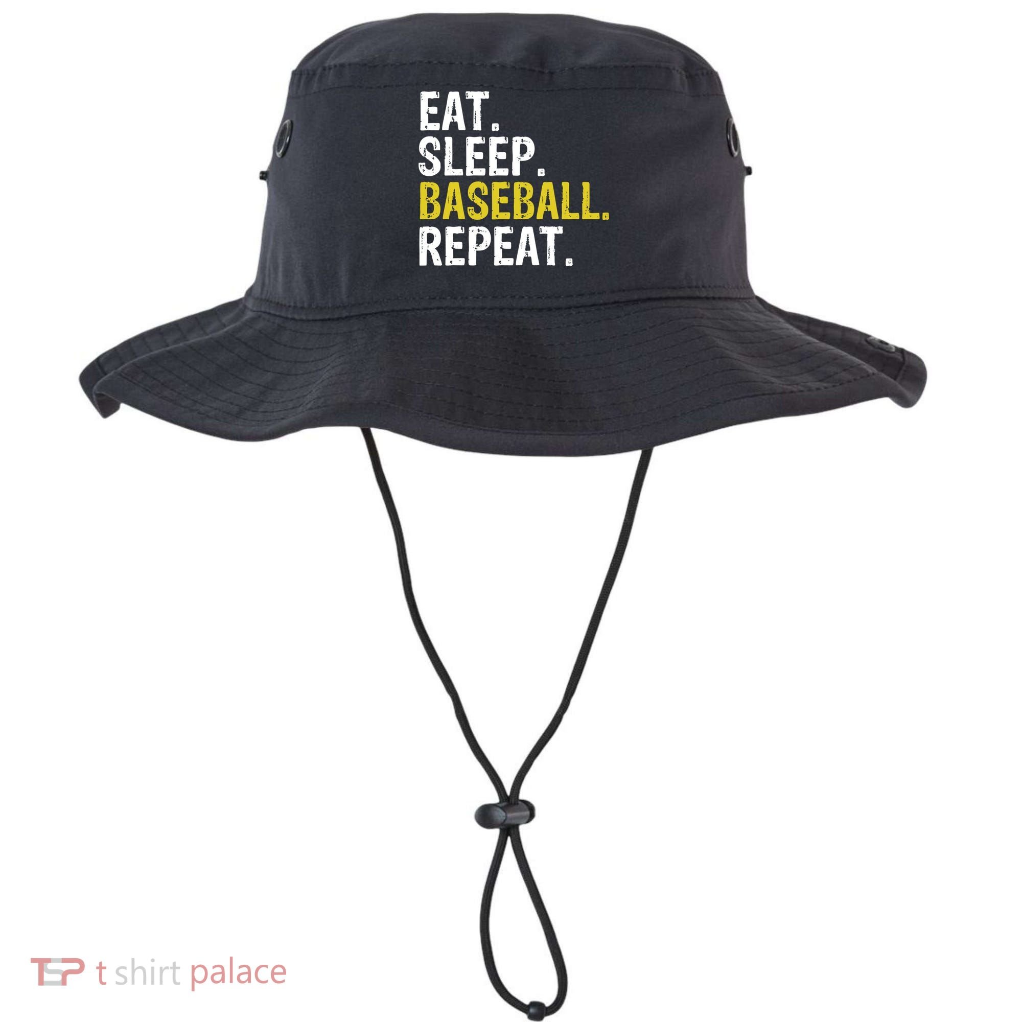 Eat Sleep Baseball Repeat Gift Bucket Hat