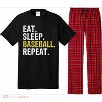 Eat Sleep Baseball Repeat Gift Pajama Set thumb 0