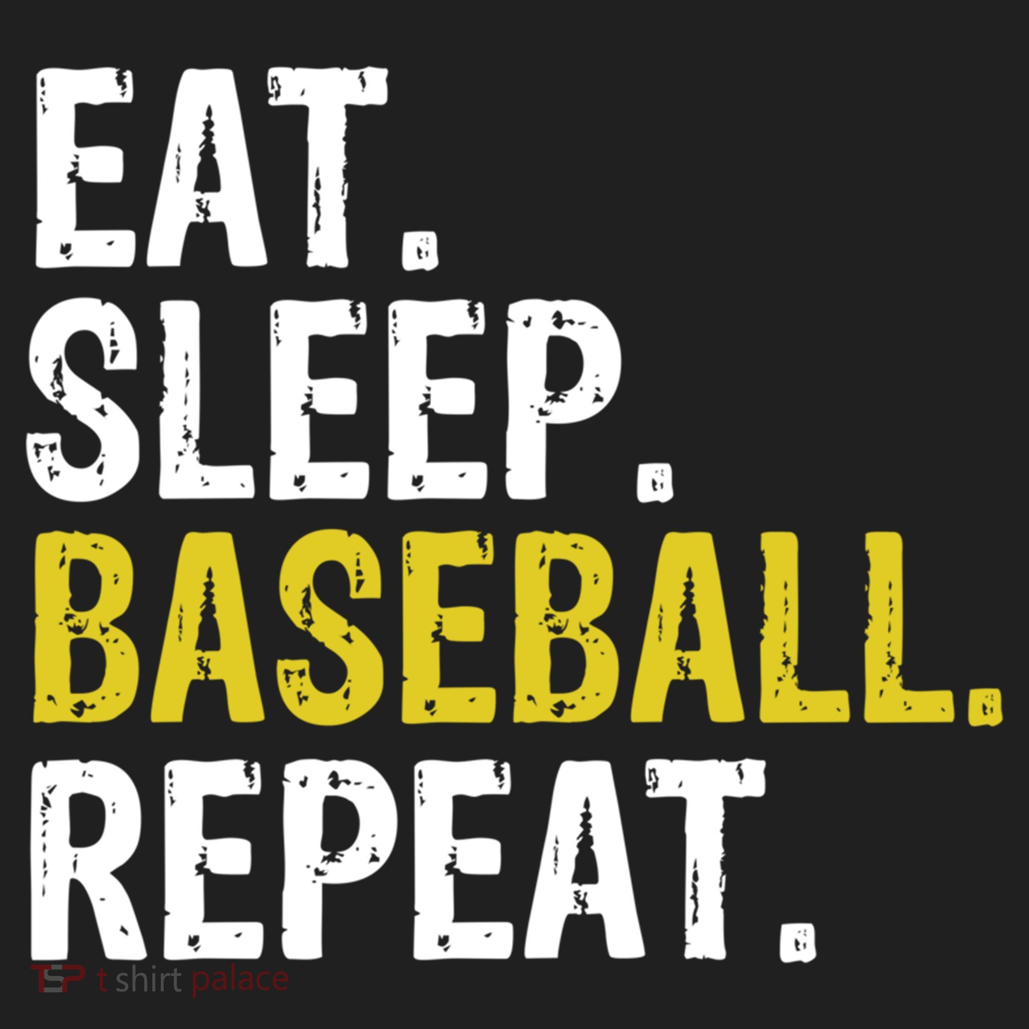 Eat Sleep Baseball Repeat Gift Golf Towel