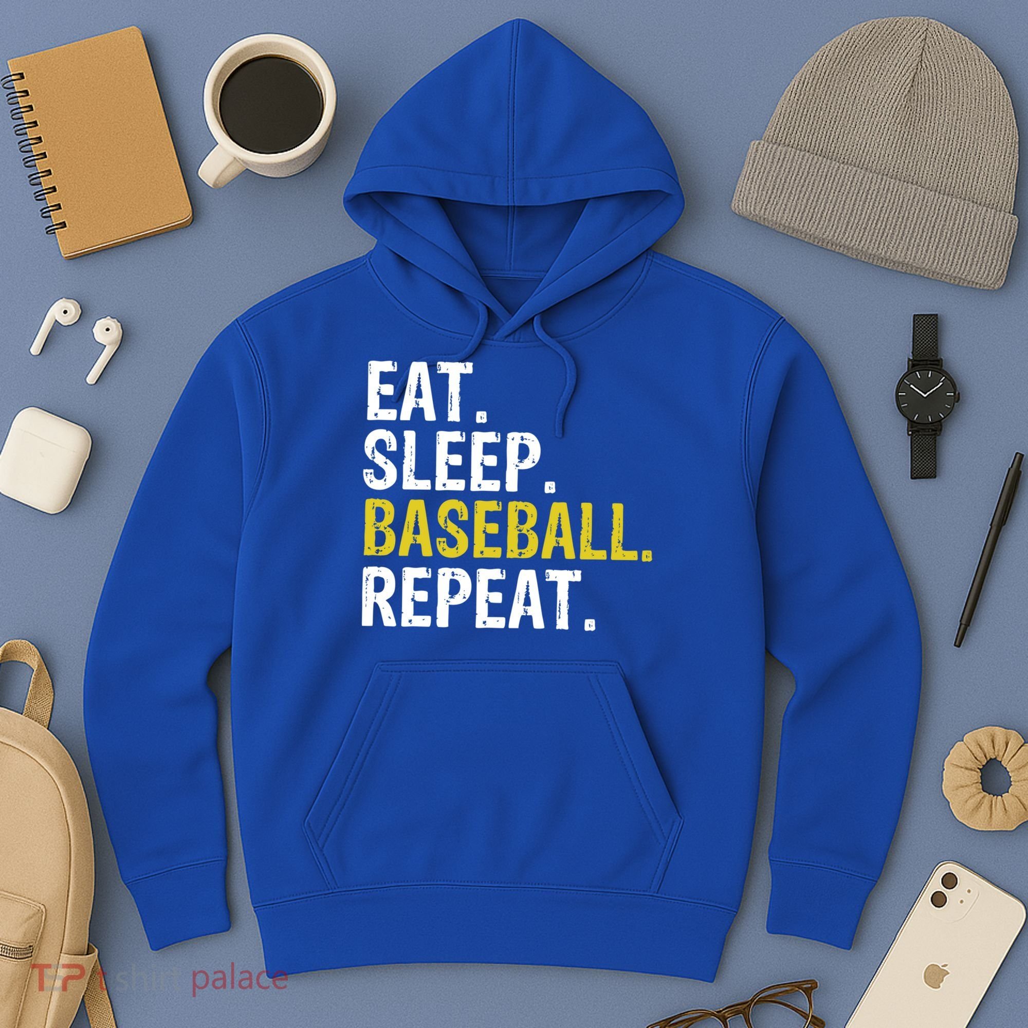 Eat Sleep Baseball Repeat Gift Hoodie