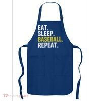 Eat Sleep Baseball Repeat Gift Apron thumb 0