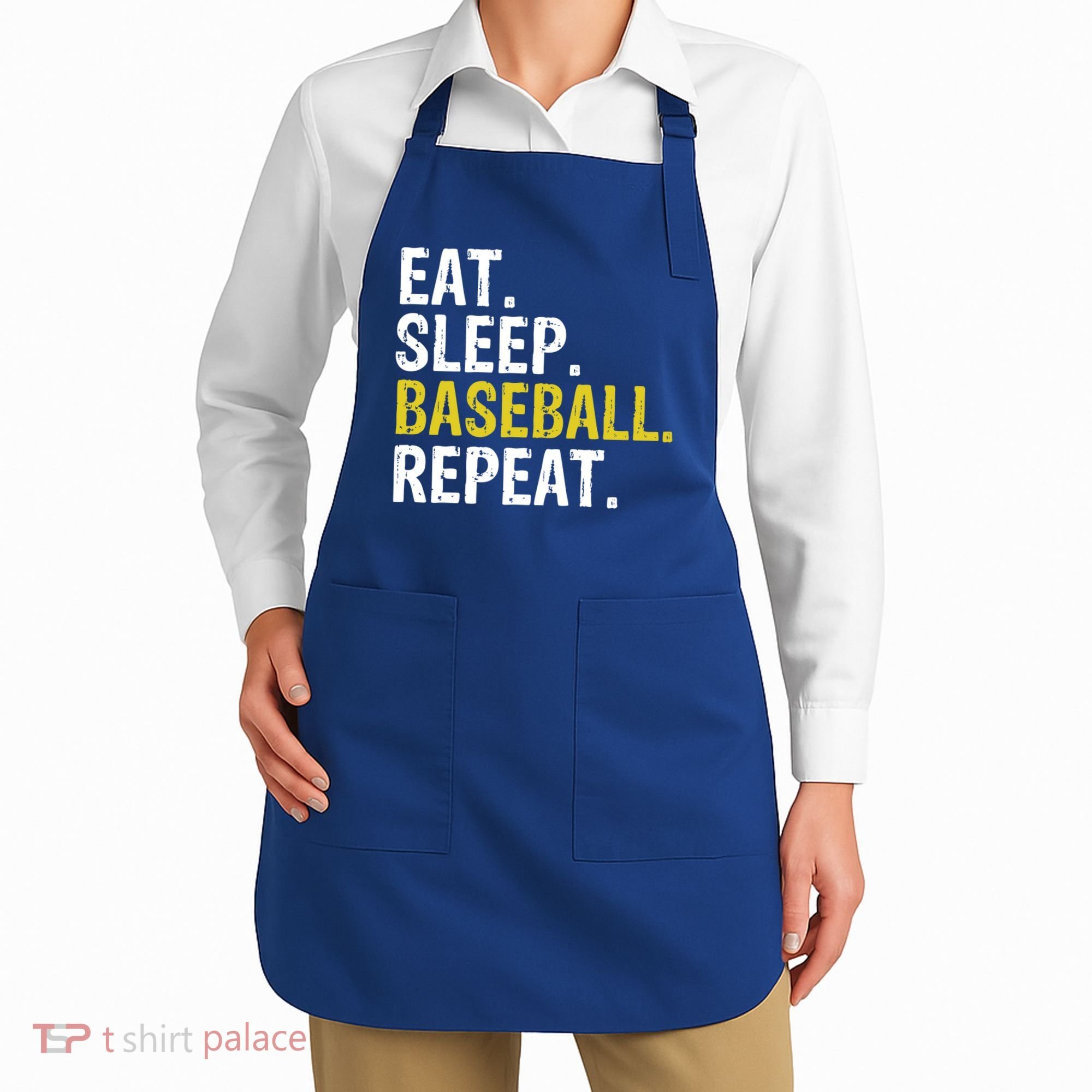 Eat Sleep Baseball Repeat Gift Apron