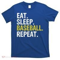 Eat Sleep Baseball Repeat Gift T-Shirt thumb 0
