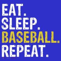 Eat Sleep Baseball Repeat Gift Coaster thumb 2