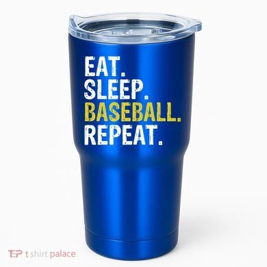 Eat Sleep Baseball Repeat Gift Tumbler