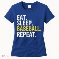 Eat Sleep Baseball Repeat Gift Women's T-Shirt thumb 0