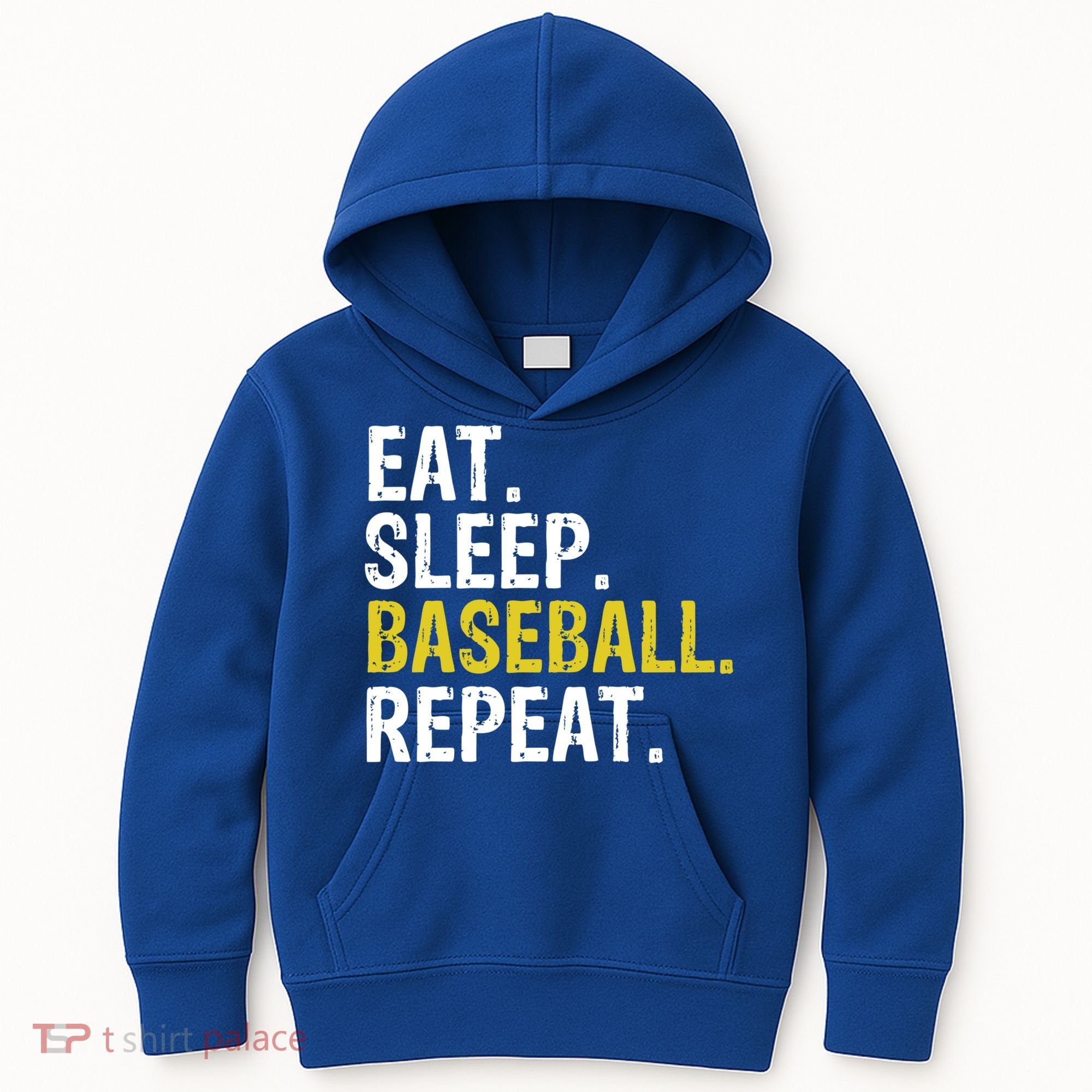 Eat Sleep Baseball Repeat Gift Kids Hoodie