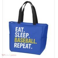 Eat Sleep Baseball Repeat Gift Tote Bag thumb 3