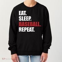 Eat Sleep Baseball Repeat Gift Women's Sweatshirt thumb 0