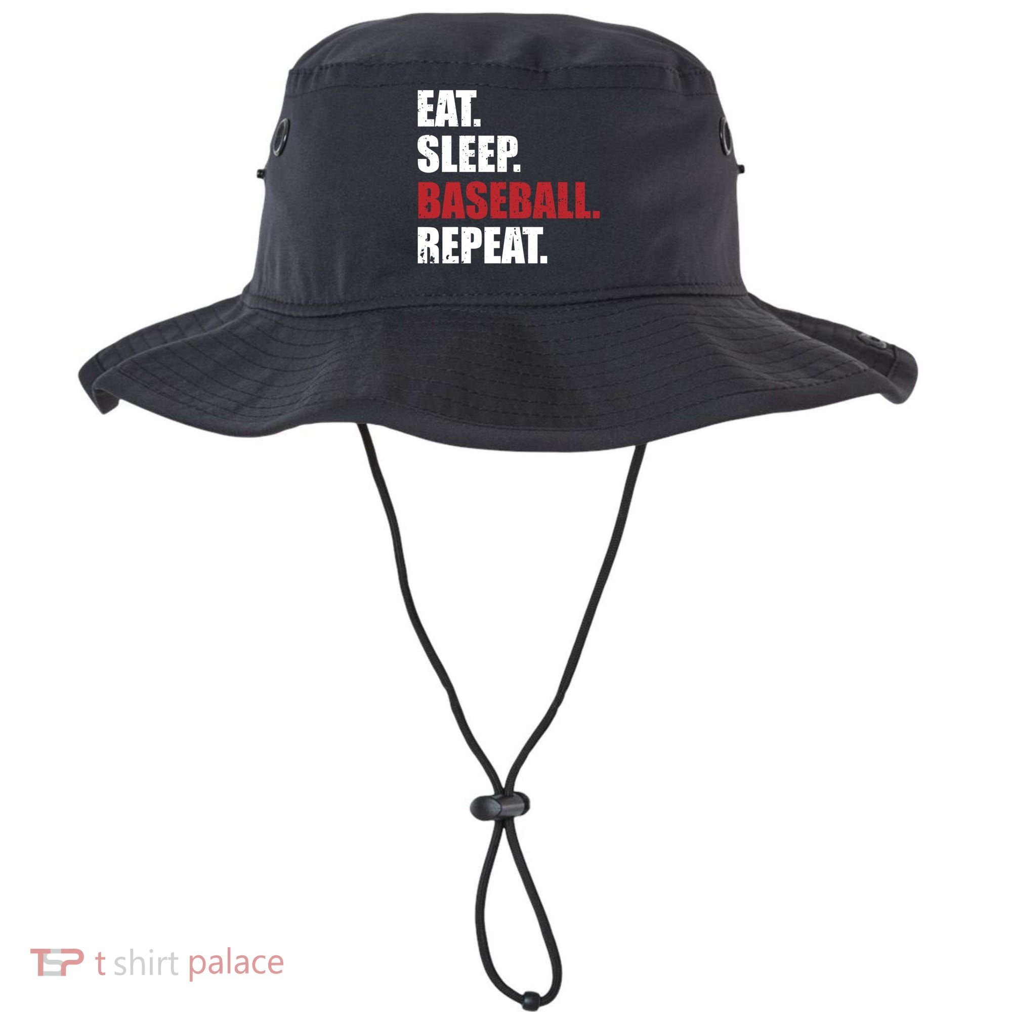 Eat Sleep Baseball Repeat Gift Bucket Hat