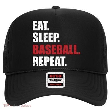 Eat Sleep Baseball Repeat Gift Hat