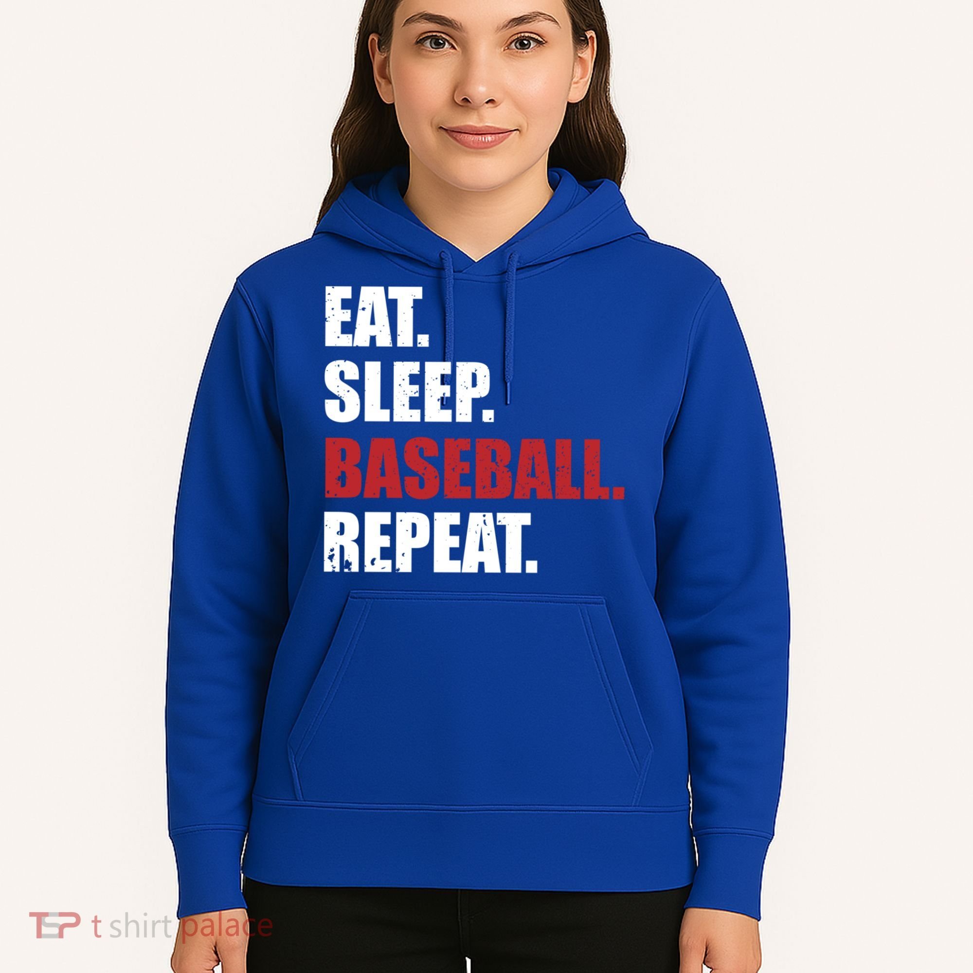 Eat Sleep Baseball Repeat Gift Hoodie