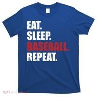 Eat Sleep Baseball Repeat Gift T-Shirt thumb 0