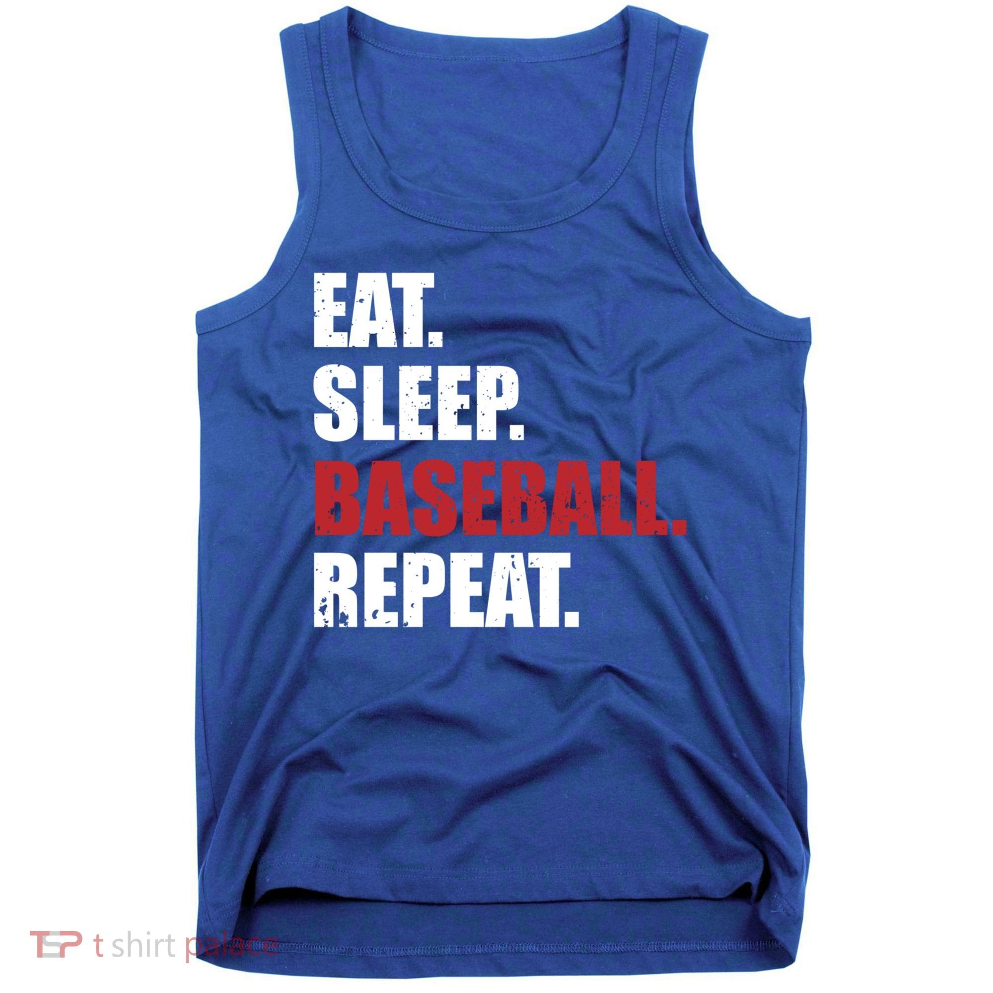 Eat Sleep Baseball Repeat Gift Tank Top