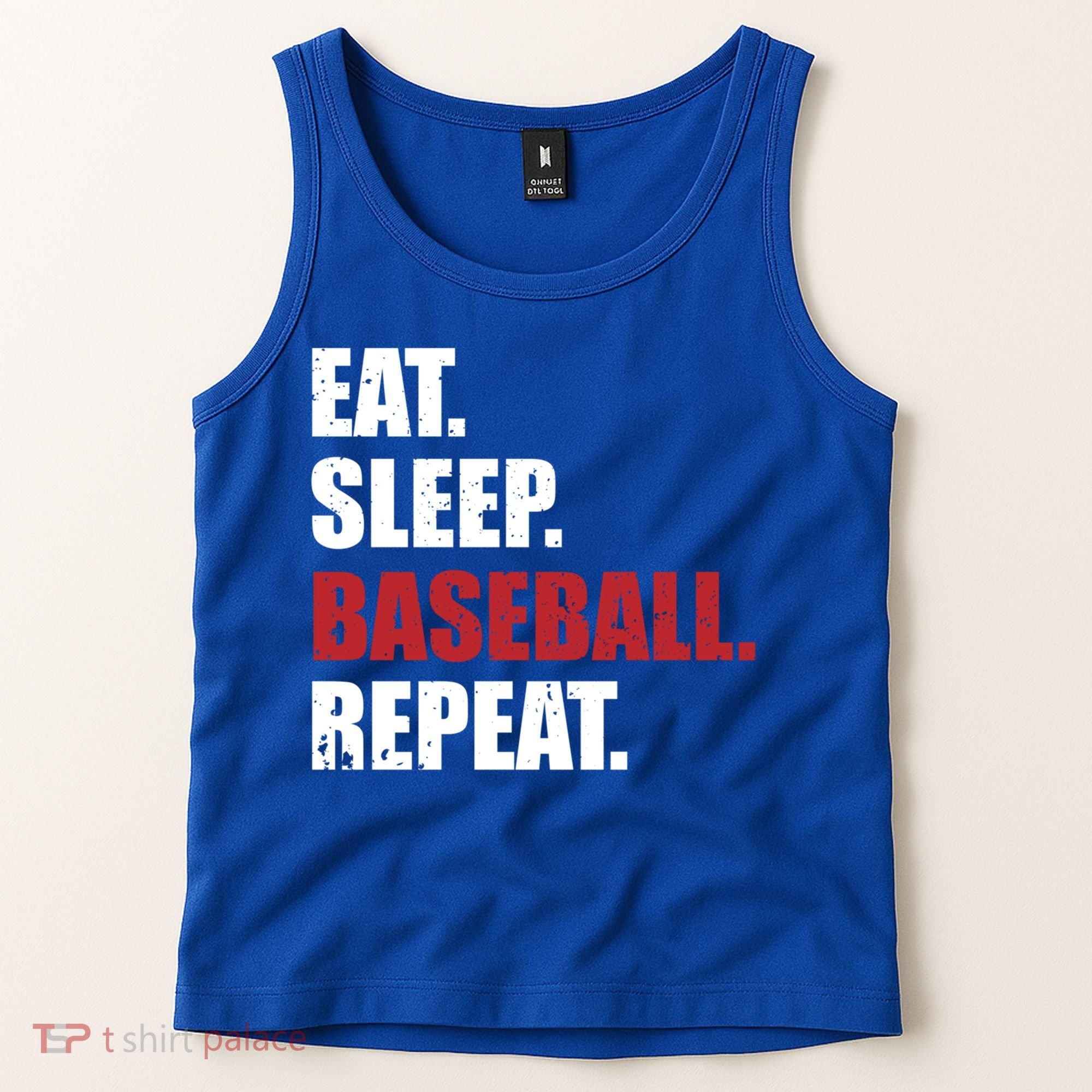 Eat Sleep Baseball Repeat Gift Tank Top