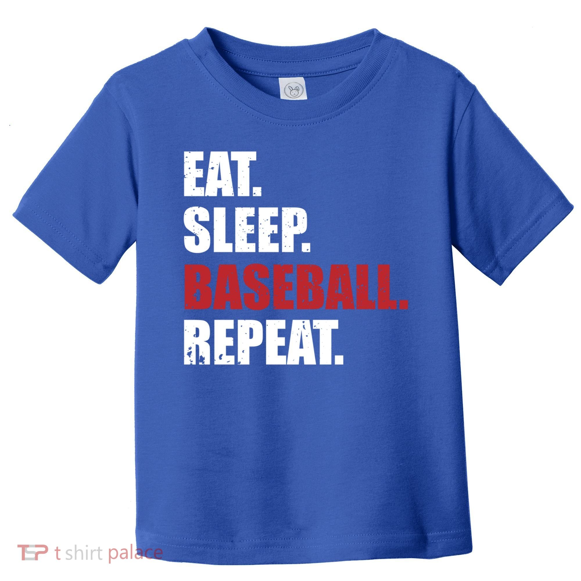 Eat Sleep Baseball Repeat Gift Toddler T-Shirt