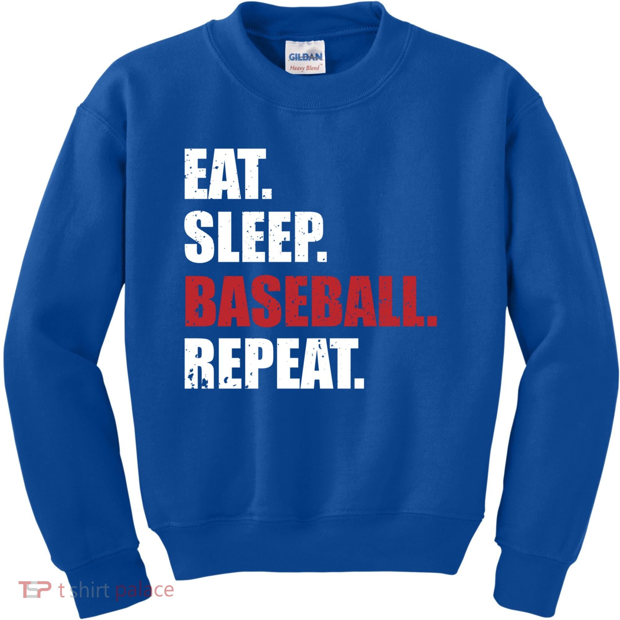 Eat Sleep Baseball Repeat Gift Kids Sweatshirt