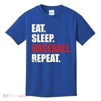 Eat Sleep Baseball Repeat Gift Kids T-Shirt thumb 0