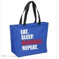 Eat Sleep Baseball Repeat Gift Tote Bag thumb 2