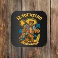El Squatcho Bigfoot Funny Sasquatch Coaster thumb 0