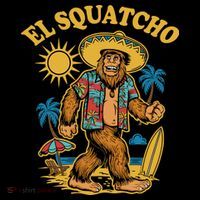 El Squatcho Bigfoot Funny Sasquatch Coaster thumb 2