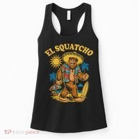 El Squatcho Bigfoot Funny Sasquatch Women's Tank Top thumb 0