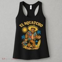 El Squatcho Bigfoot Funny Sasquatch Women's Tank Top thumb 3