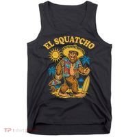 El Squatcho Bigfoot Funny Sasquatch Tank Top thumb 0