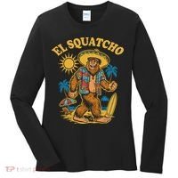 El Squatcho Bigfoot Funny Sasquatch Women's Long Sleeve Shirt thumb 0