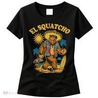 El Squatcho Bigfoot Funny Sasquatch Women's T-Shirt thumb 0