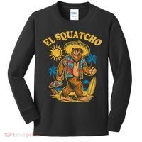 El Squatcho Bigfoot Funny Sasquatch Kids Long Sleeve Shirt thumb 0